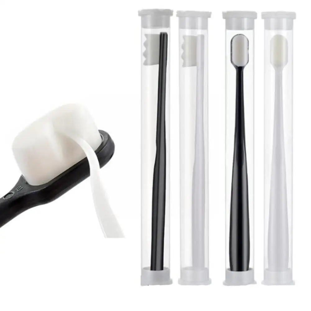 

1PC Ultra-fine Soft Toothbrush Million Nano Bristle Micro Brush Brush Tooth Care Portable Travel Brush Dental Tooth Soft P8Q2