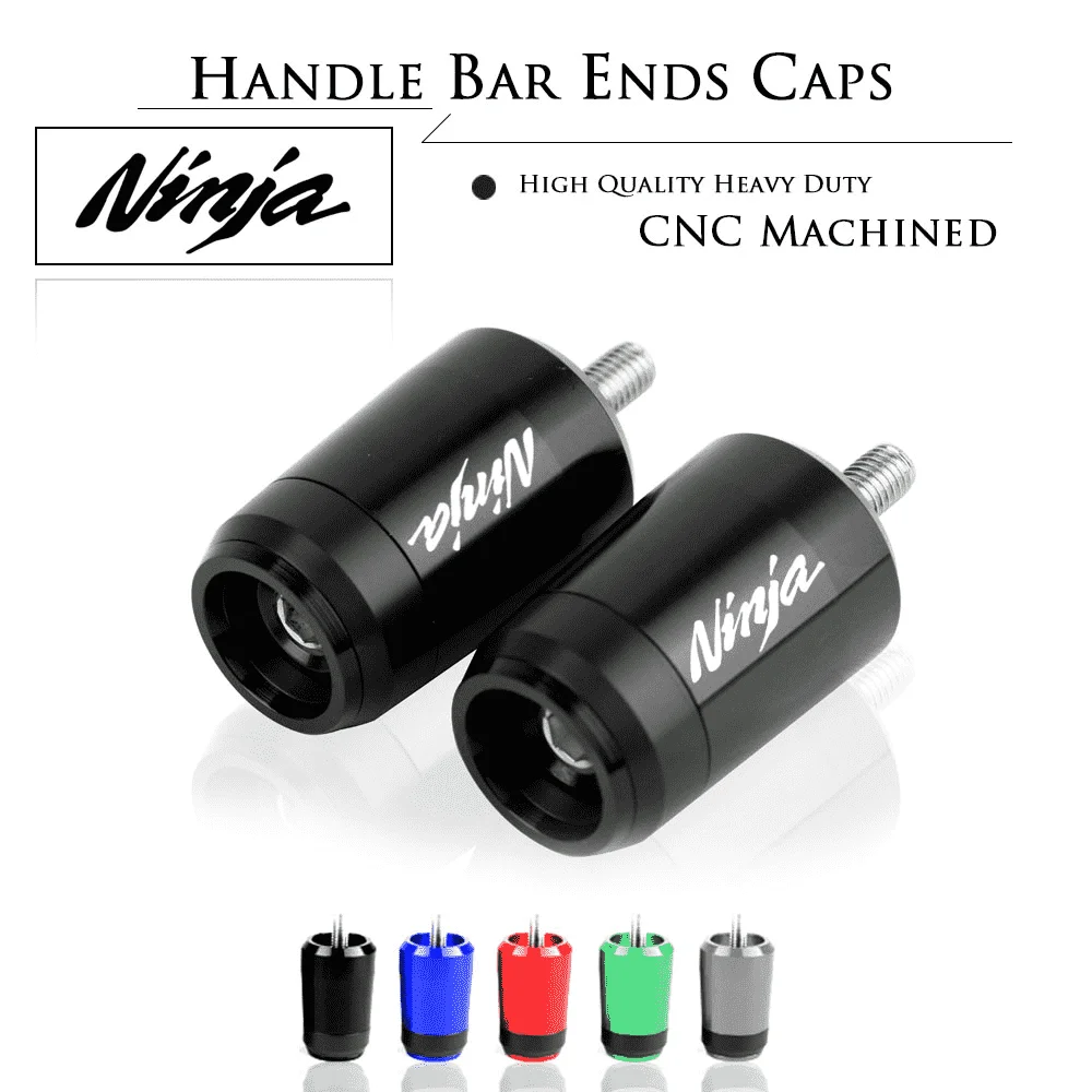 

Motorcycle Accessories Handlebar Grips Handle Bar Cap End Plugs FOR KAWASAKI NINJA250 300 NINJA 400 650 1000 EX250 EX-300 EX400