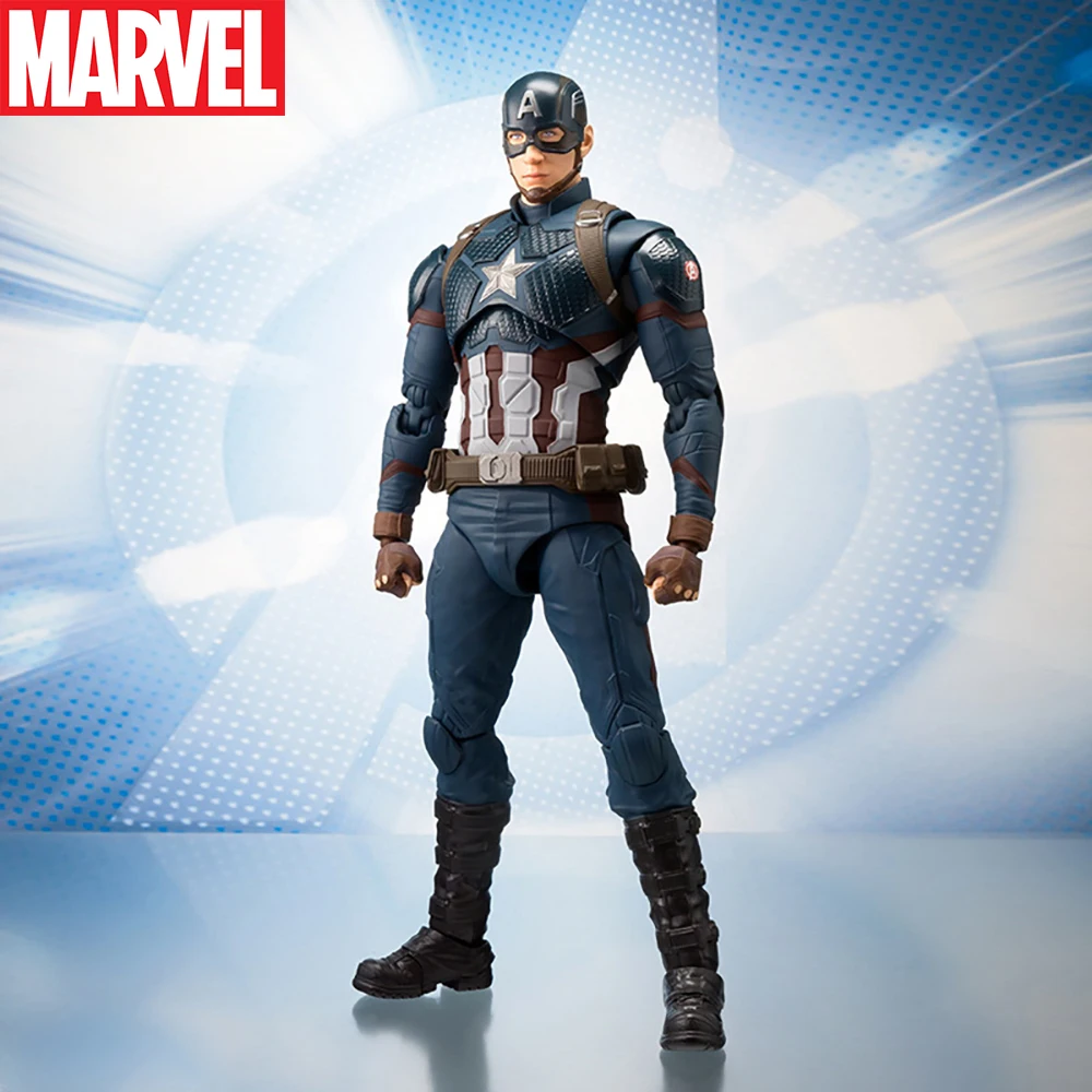 

Marvel Avengers 4 Endgame Captain America Action Figure Doll Toys For Boys Superhero Figurines Kids Spider-man Thanos Thor Model