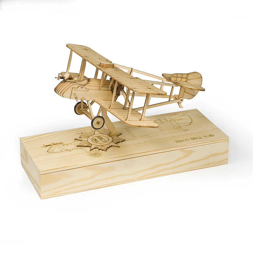 Real Hawk Mini Airco DH.2 Масштаб 1:48 Комплект Деревянной Модели Статическая Сборная Игрушка
