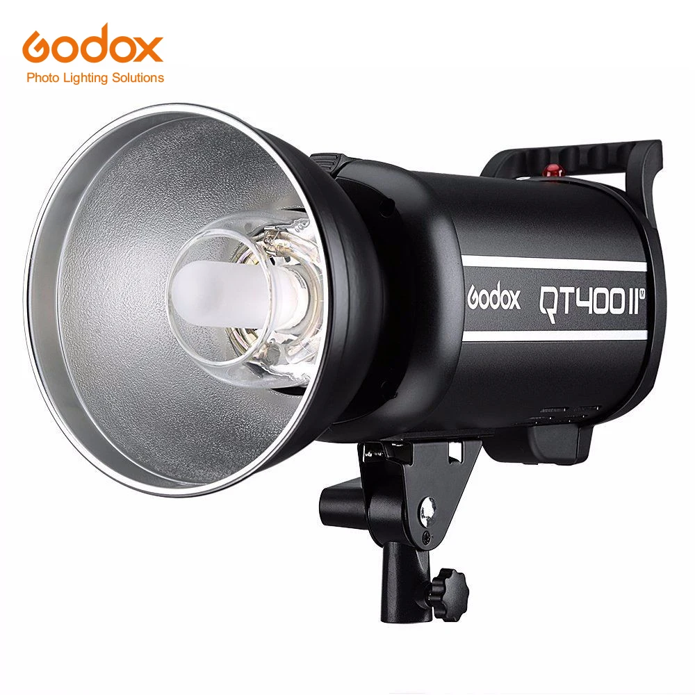 Godox QT400II 400W GN65 1/8000s высокоскоростная студийная стробоскопическая вспышка со встроенной беспроводной системой 2,4G, время перезарядки 0,05-0,7 s