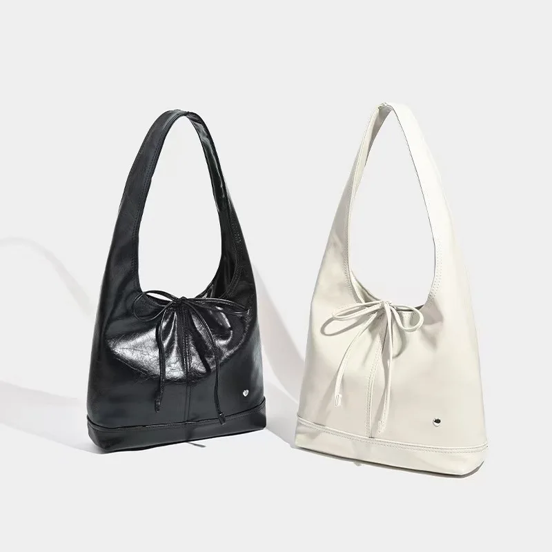 Вместительная модная сумка через плечо повседневная простая большая сумочка для