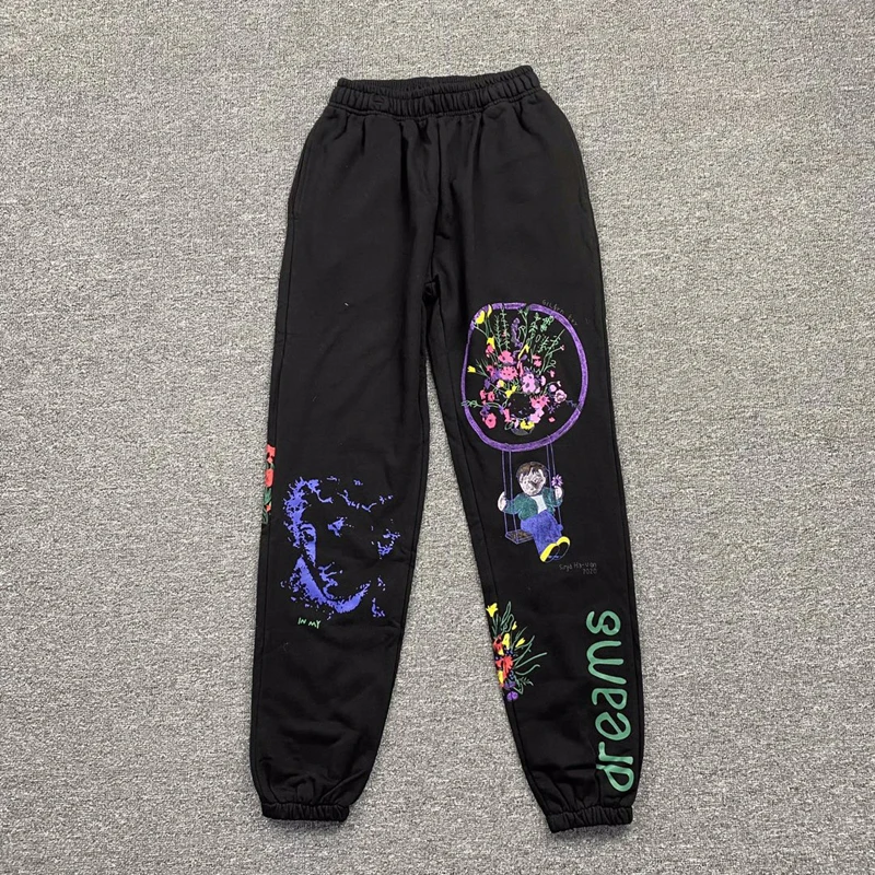 

6 Styles Terry Sweatpants Available Flowers Children Swinging Tiger Grunt Heads Harem Pants