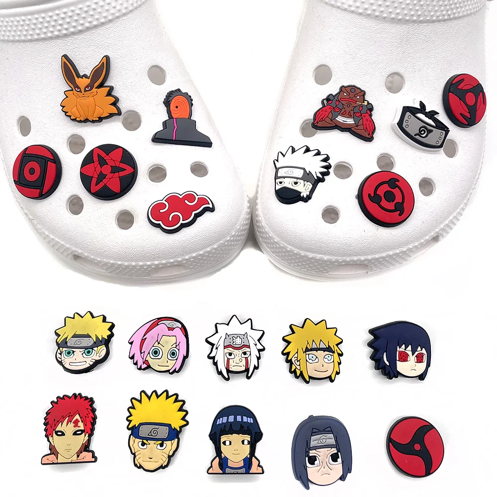 Hot Sale 20 Pcs Of jibz Croc Charms Cartoon Anime Red Characters Shoe Buckle Accessories Decoration Clog Boy Girl Favorite Gifts