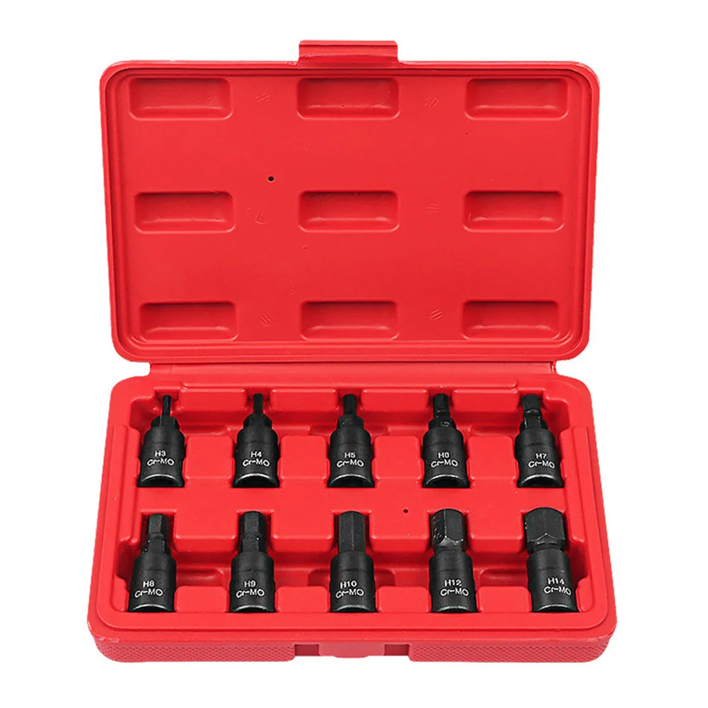 

Premium Craftsmanship 10Pcs Bit Socket Set with H3H14 Drive for Excellent Performance Upgrade Your Toolbox Now