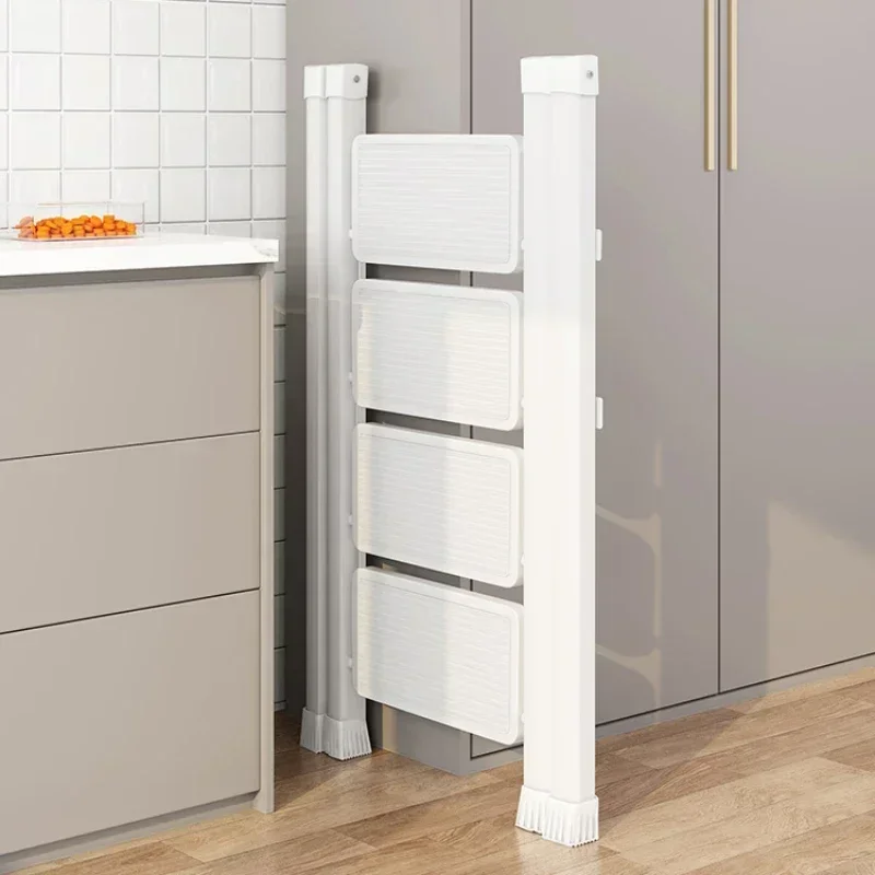 Zagęszczające stołki schodkowe do wnętrz Składane kompaktowe drabiny kuchenne na poddaszu dachu Agility White Escalera Przyjemne meble domowe