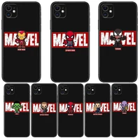 marvel hero logo phone cases for iphone 13 pro max case 12 11 pro max 8 plus 7plus 6s xr x xs 6 mini se mobile cell