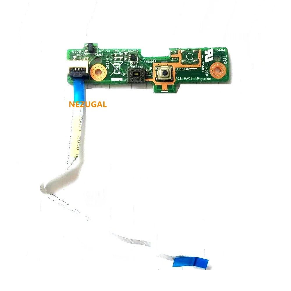 

for Asus K43 k43SD K43S X43 A43 X84 X44 A43E X43S A43S Power Button Board Switch board