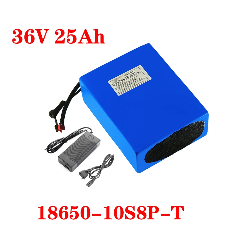 

Литиевая батарея 36 В, 36 В, 25 Ач, аккумулятор для электрического велосипеда 36 В, 800 Вт, аккумулятор для скутера с 20A BMS и 42 в 2A зарядным устройство...