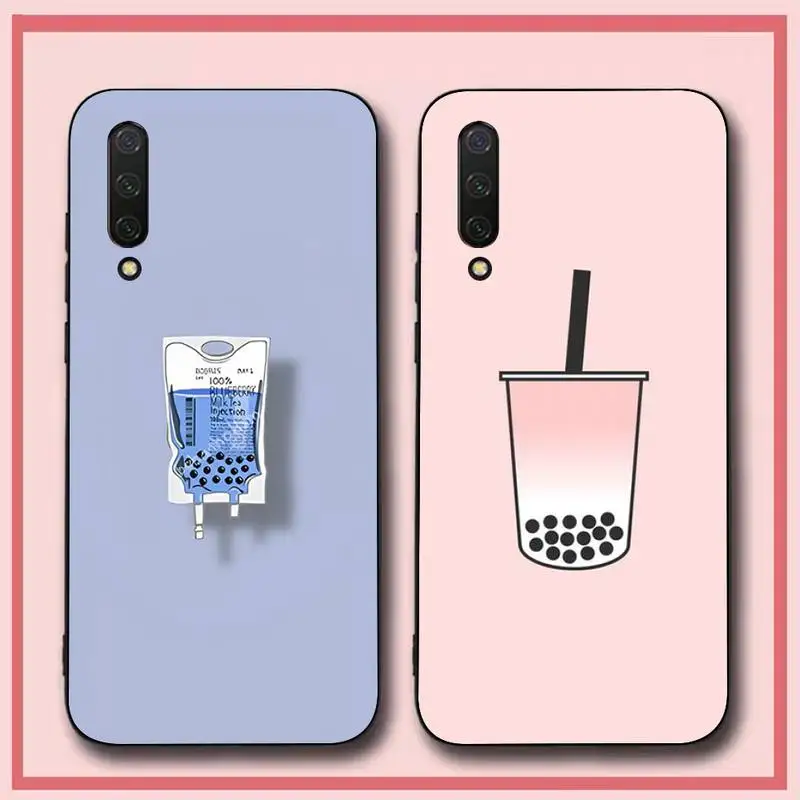 

Milk tea Phone Case for Xiaomi mi 5 6 8 9 10 lite pro SE Mix 2s 3 F1 Max2 3