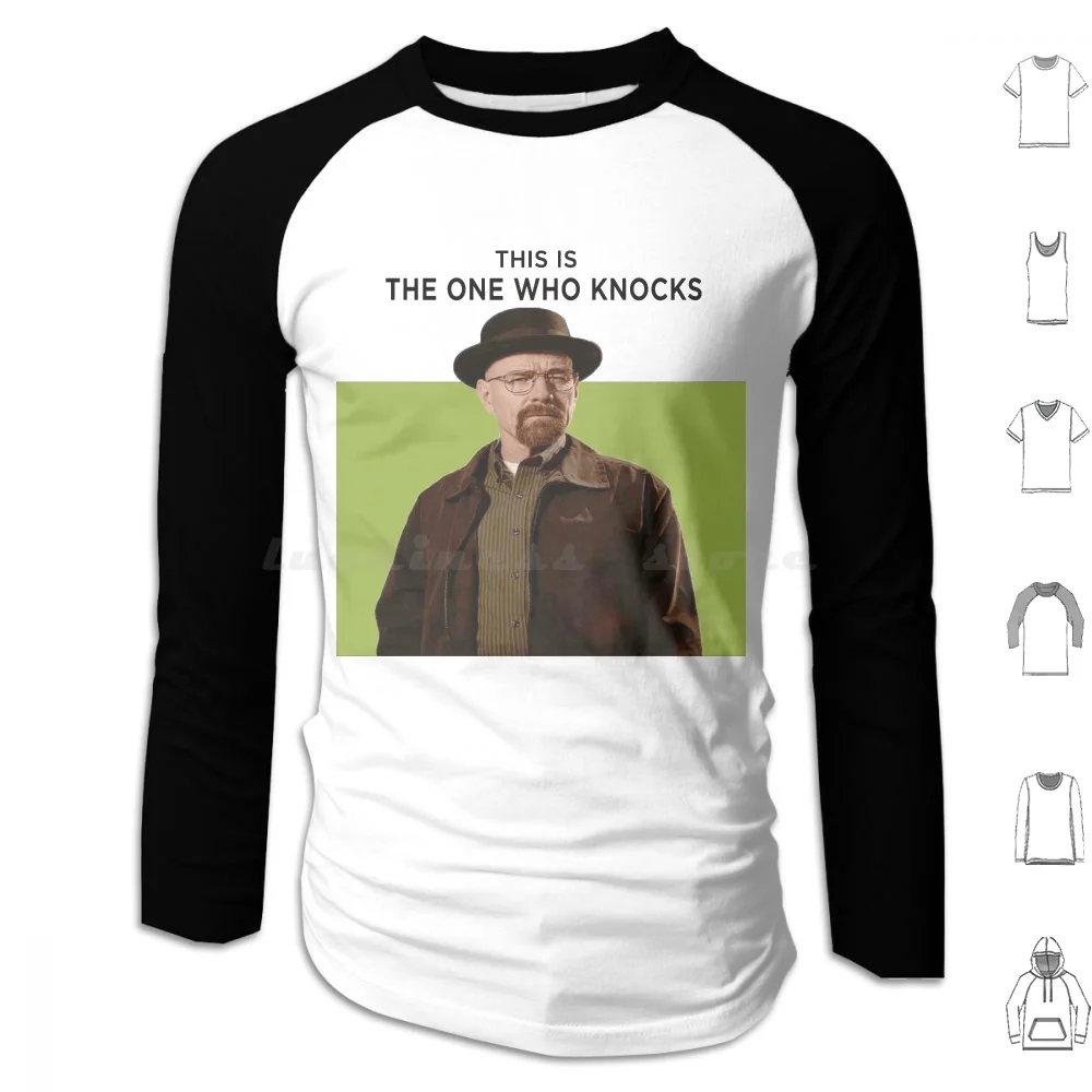 

Meme | This Is The One Who Knocks Hoodie cotton Long Sleeve Better Call Saul Saul Goodman Walter White Jesse Pinkman