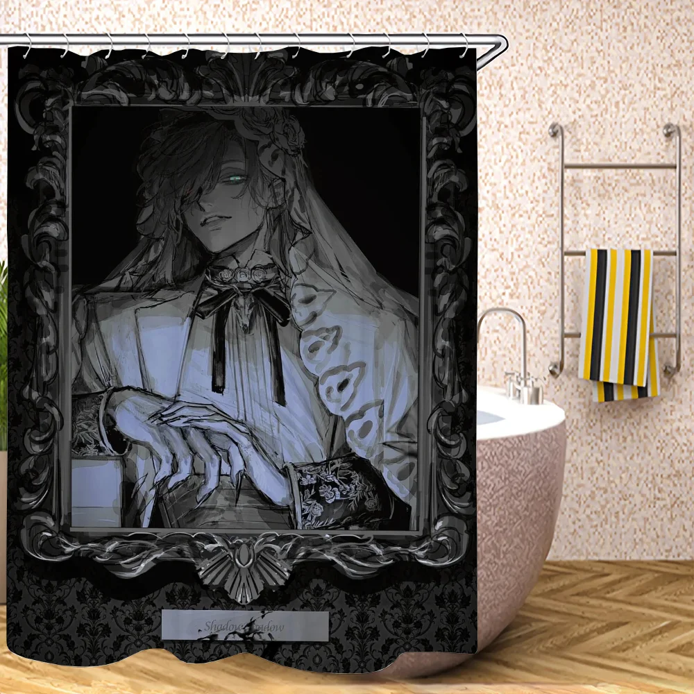 Современный Стиль Святой Свет И Зло Мультяшная Занавеска Для Душа Экологически