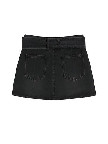 Women Denim Shorts Skirt Vintage Streetwear A-line Jeans Skirts Casual All Match Female Slim Package Hip Mini Skirt 2022 Summer