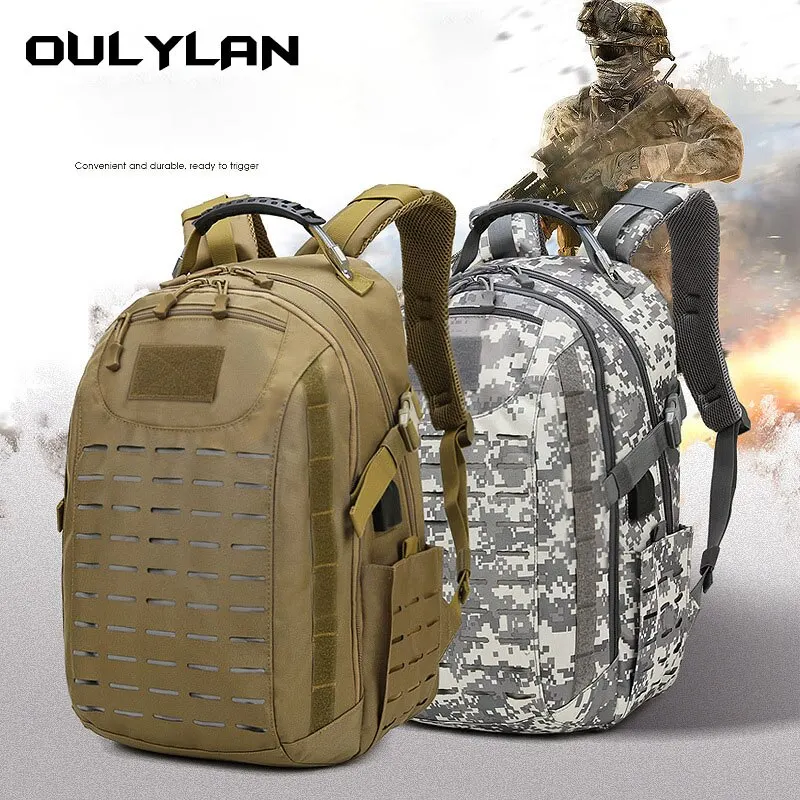 

Oulylan Army Sport Trekking Hunting Camping Bag Outdoor Molle Tactical Rucksacks Fashion Travel Multifunctional Laptop Backpack