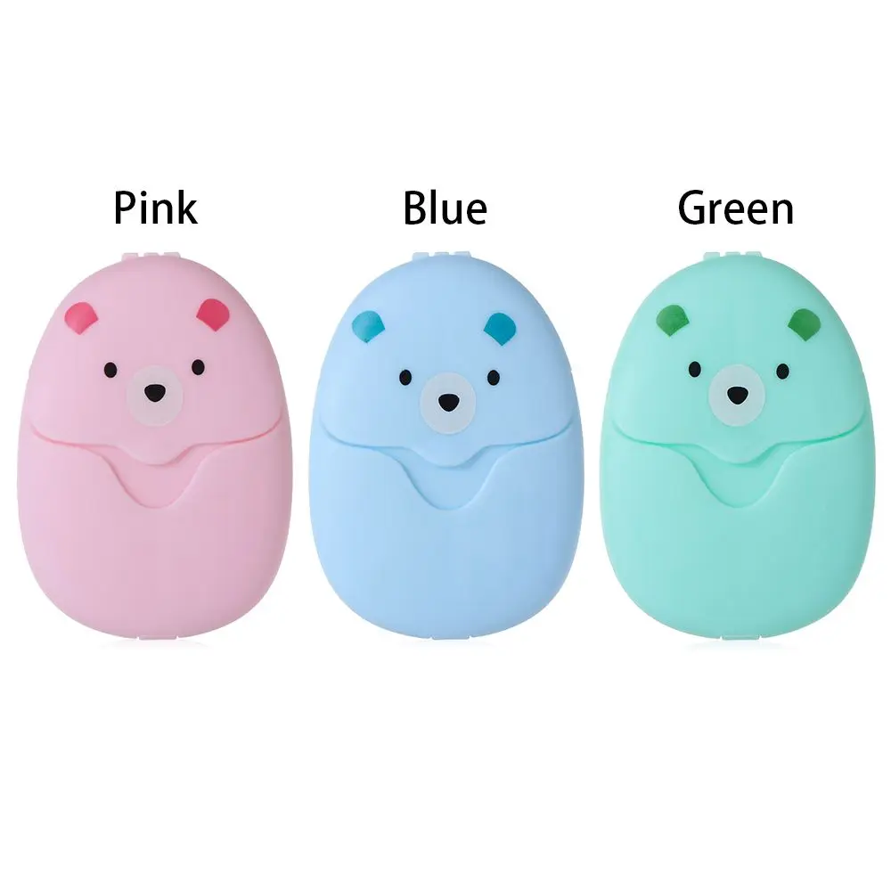 50 шт. милые одноразовые портативные фотообои для мытья рук |