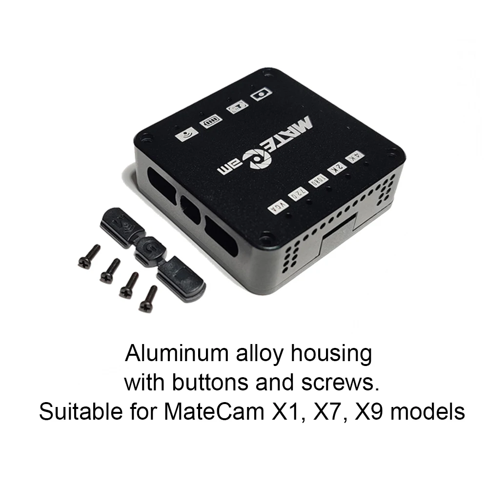 

Matecam Black Aluminum Alloy Housing Suitable For X1/X7/X8/X9 Camera Modules