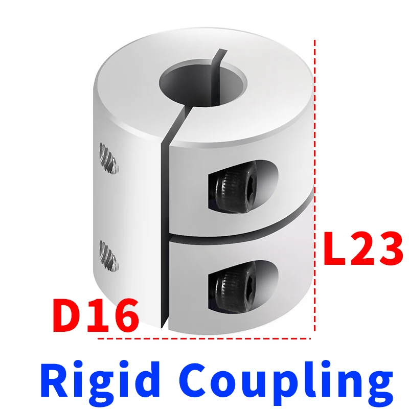 

D16 L23 3D-печать Интегрированный алюминиевый сплав Жесткая Муфта гравировальная машина шаговый Серводвигатель винтовой стержень с высоким крутящим моментом