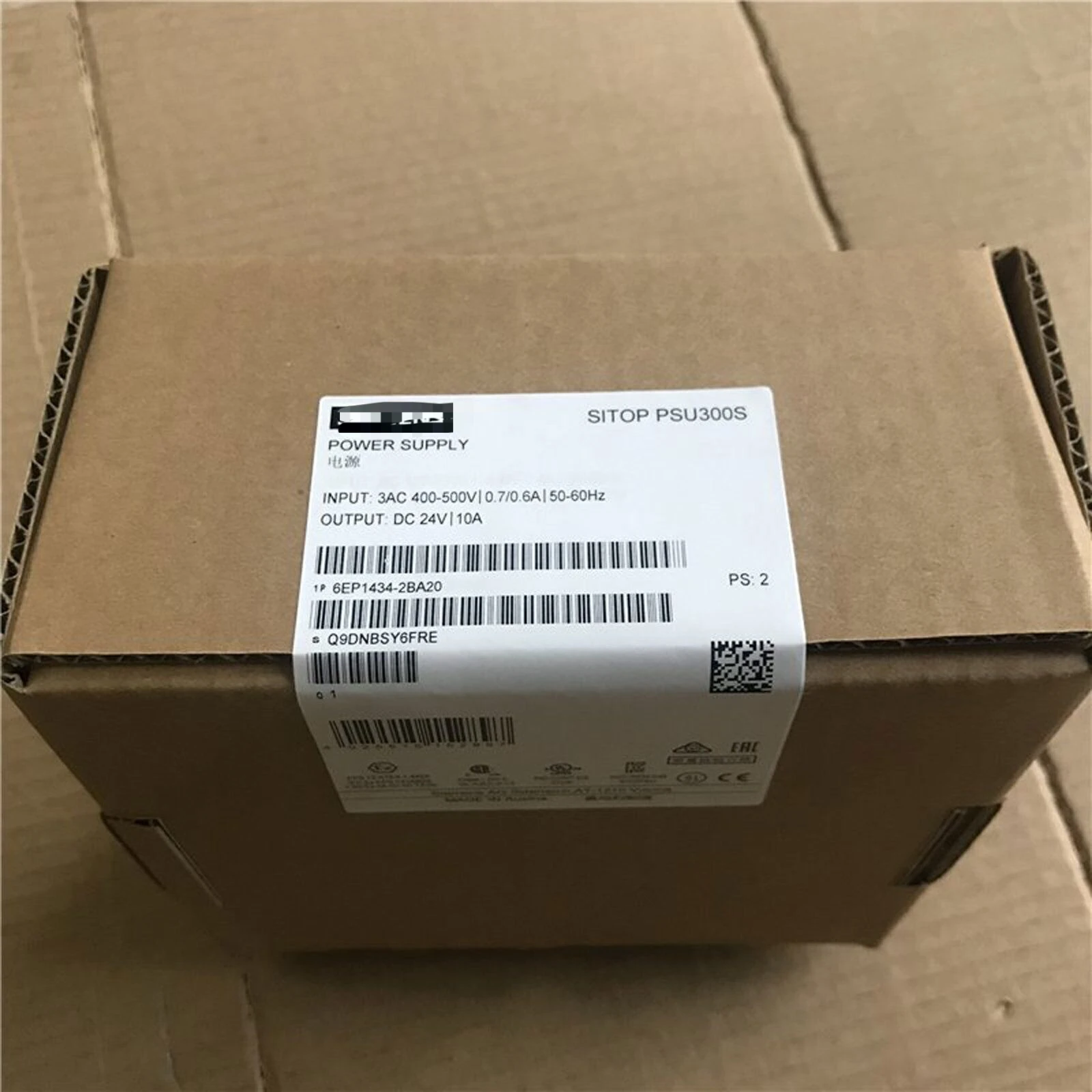 Один новый блок питания 6EP1434-2BA20 6EP1 434-2BA20 ускоренная доставка