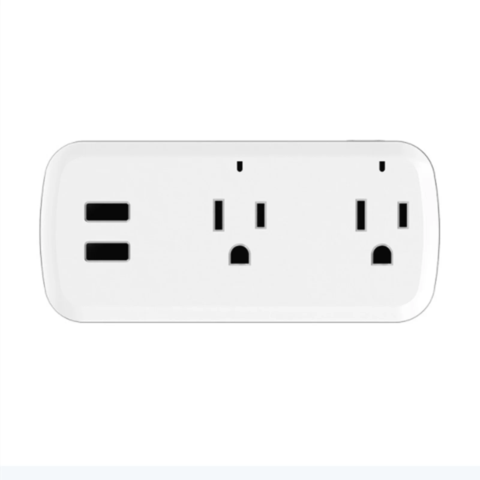 

Durable WIFI Socket Multifunctional Plug Adapter Smart Outlets 1 Drive 2 4000W Dual USB Interface Energy-saving