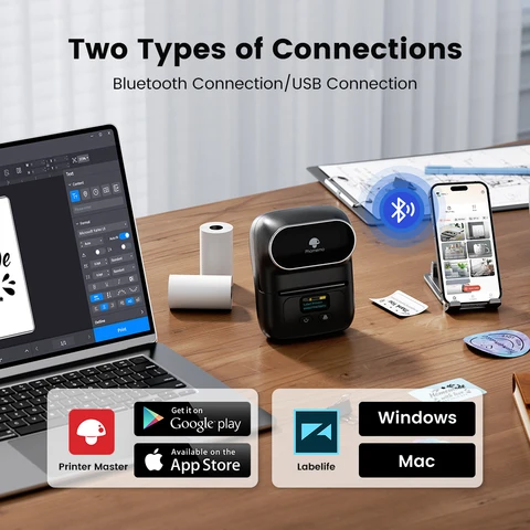 Термопринтер этикеток Phomemo M110