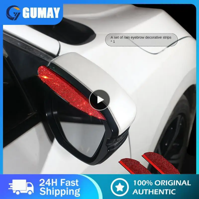 

Car Rearview Mirror Rain Shield Universal Cartoon Reflective Car Mirror Side Rain Shield Practical Durable Rain Cover