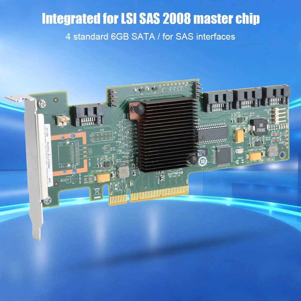 Двухрежимная SATA для SAS 4-портовая дисковая карта с короткой рамкой LSi 9212-4i на 6 ГБ