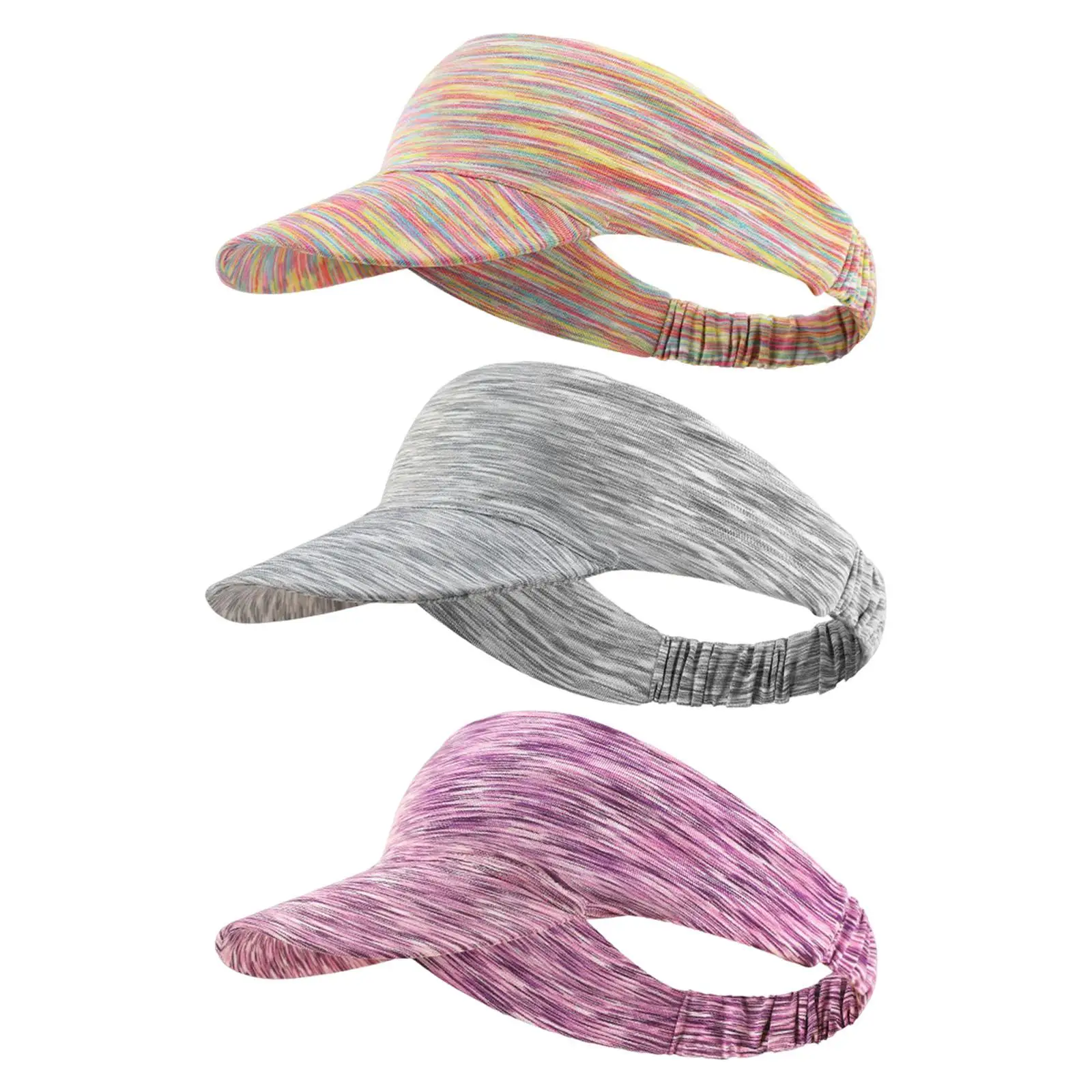 

Козырек от солнца, женский спортивный козырек с поглощением пота, эластичный козырек с полями, защита от УФ-лучей, модные козыреки от солнца,...