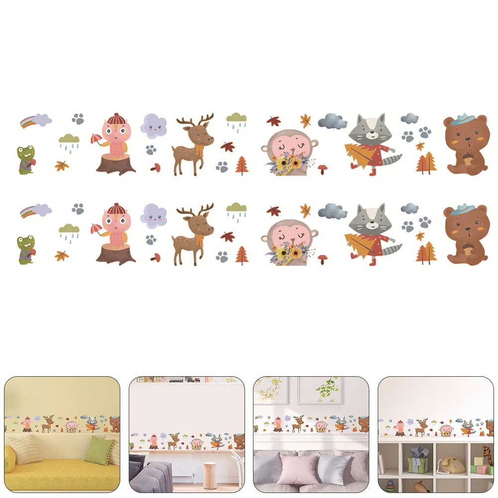 

2 Sets Animals Clouds Wall Stickers Kids Room Wall Stickers Living Room Decors