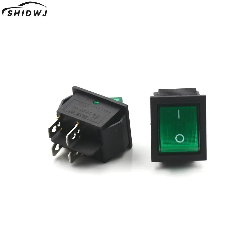 5 шт. 4-контактная лампа ВКЛ./ВЫКЛ. 2 положения клавишный выключатель DPST 16A/250V 20A/125V