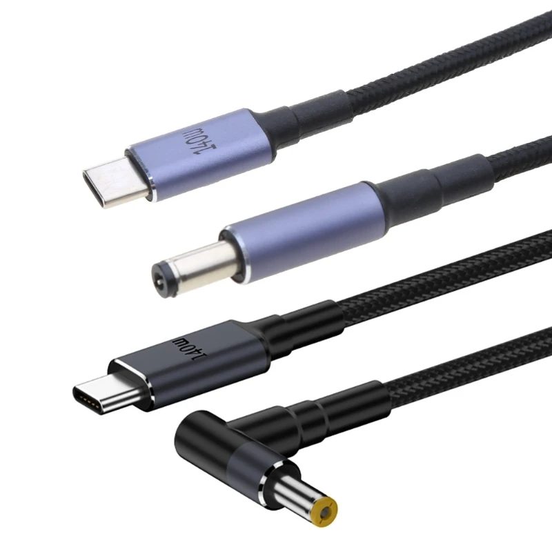 140 Вт Тип C PD до DC5.5x2.5mm 5.5x2.5mm Удлинитель питания для ноутбука