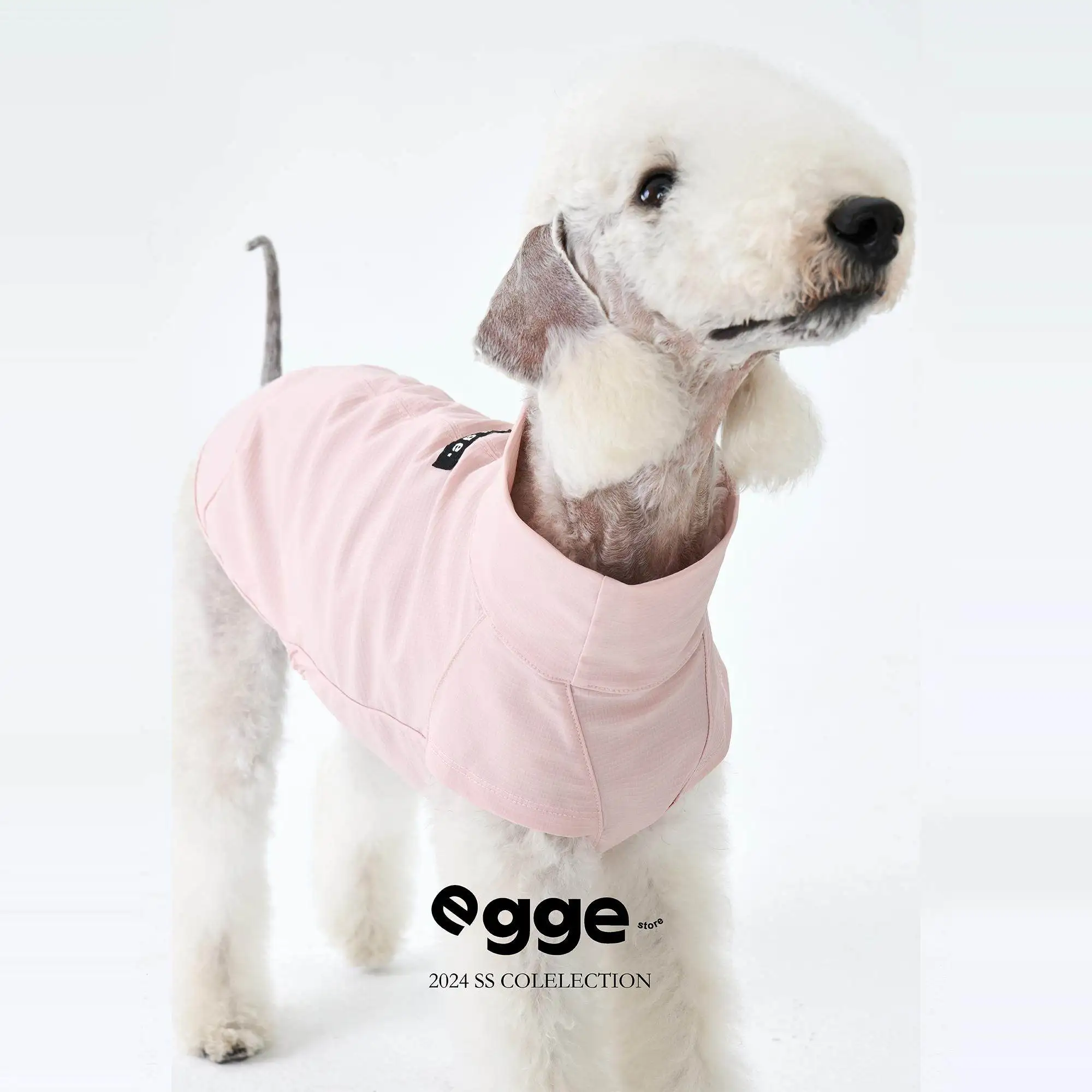 Фото Охлаждающий жилет egge UPF50 ультралегкий розовый для собак, летняя охлаждающая одежда для итальянских грейхаундов, синяя рубашка для щенков №5