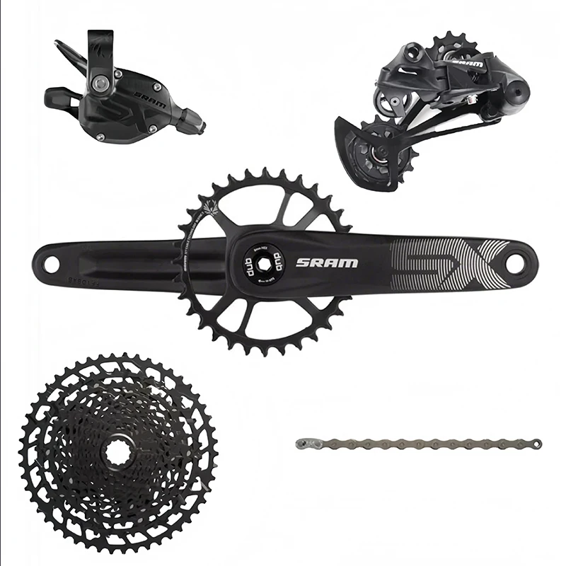 Фото SRAM SX EAGLE Groupset 1x12s Cassette 11-50T 12 Speed Kit DUB BB Trigger Shifter Derailleur Chain Crankset 1210 SX Cassette №1