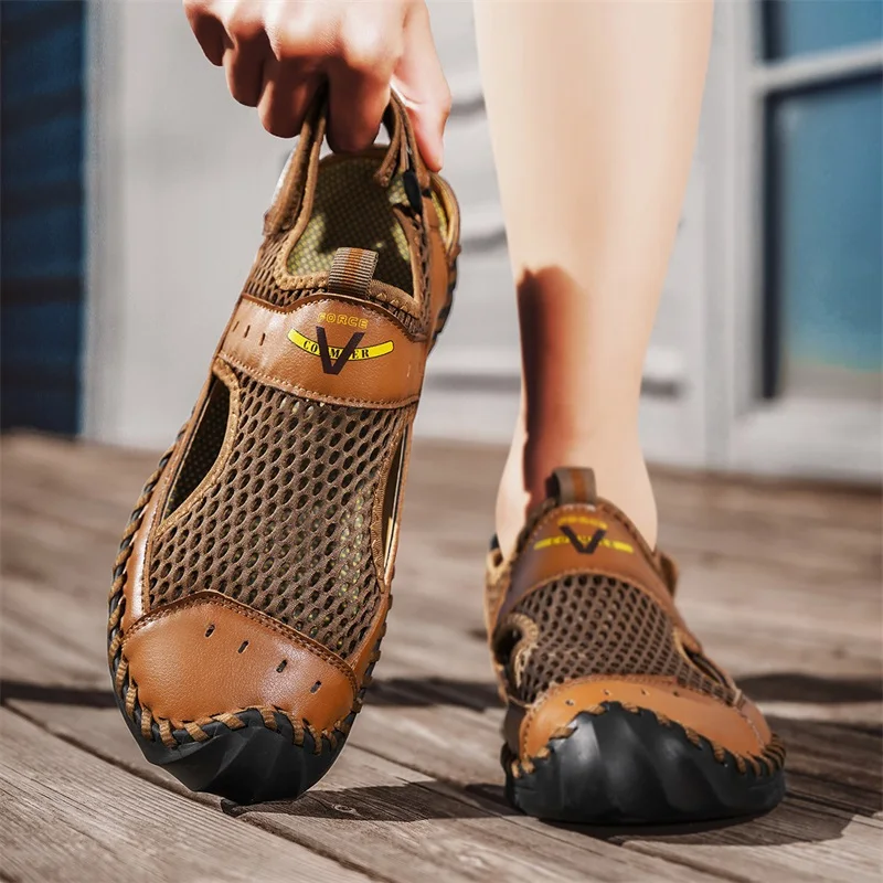 Мужская обувь модные сандалии уличная повседневная мужские пляжные кроссовки