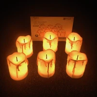 612pcs flameless led light candles for home decoration creative romantic party atmosphere battery candles light lamp