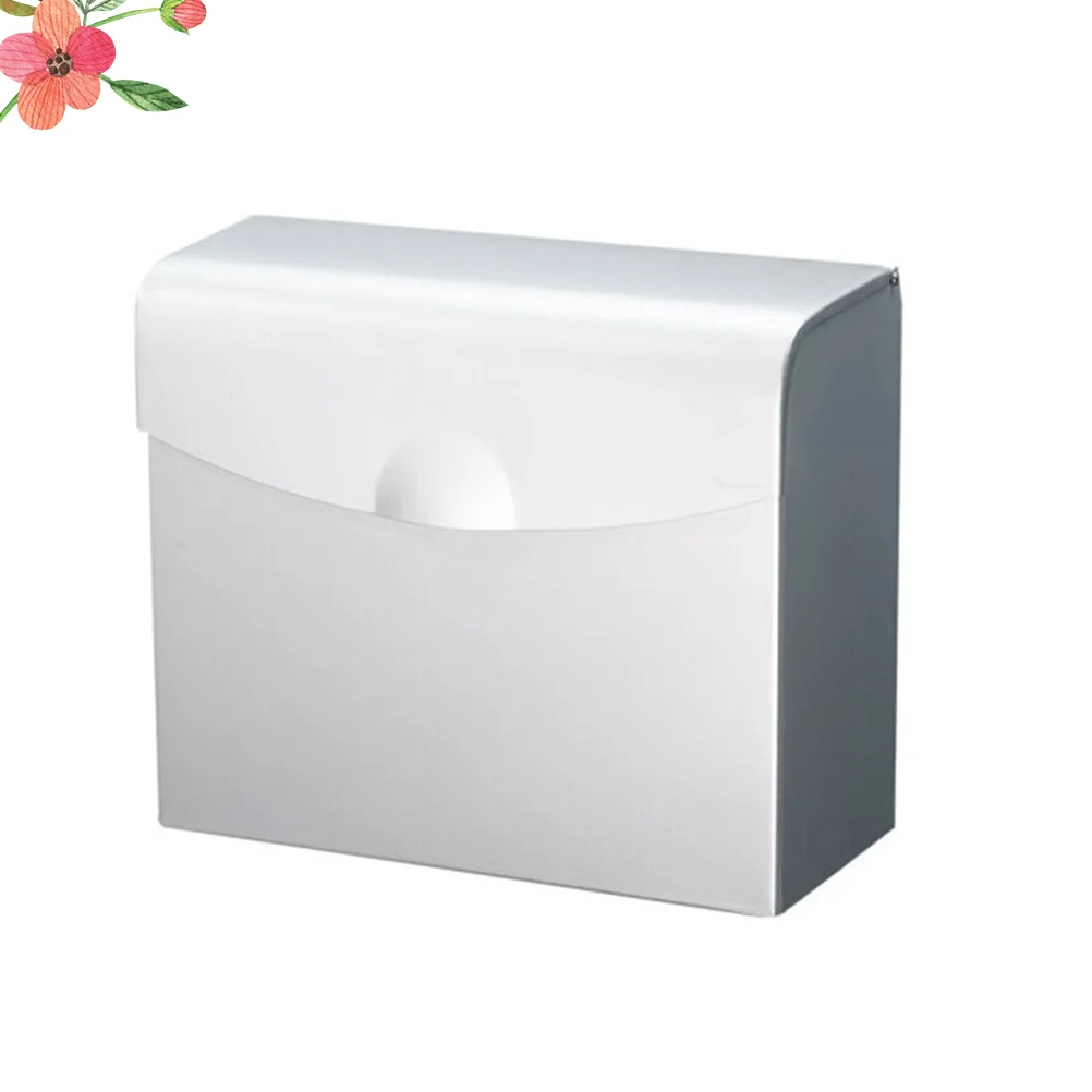 

1PC Aluminum Alloy Tissue Box Rack Wall Storage Holder for Shop Hotel