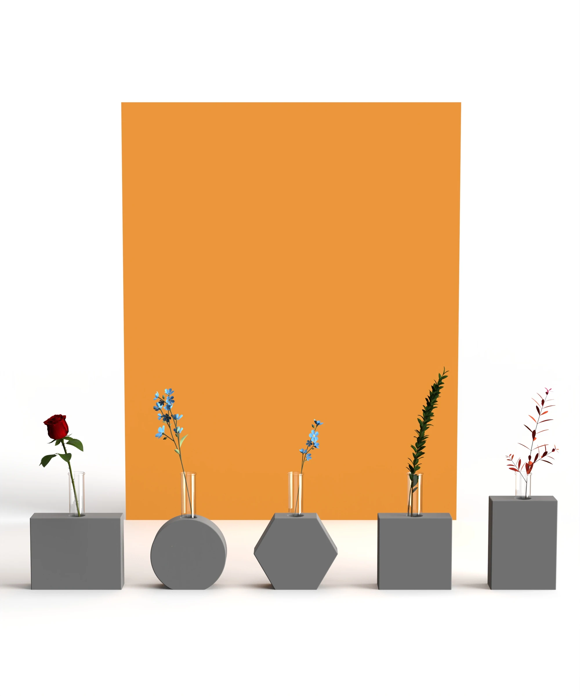 Силиконовая форма для бетона гидропонного завода Геометрическая ваза цветочный