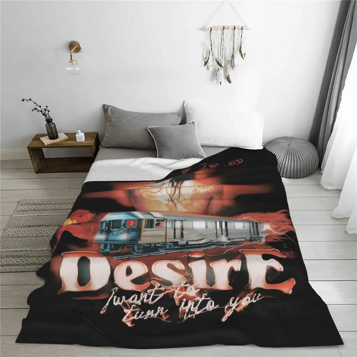 Caroline Polachek 80S Merch - Desire I Want To Turn Into You Одеяло Покрывало на кровать Мягкое аниме-одеяло