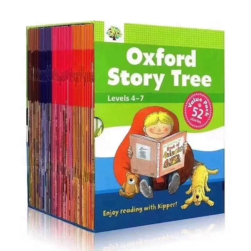 52 books / set 4-7 years old Oxford story tree picture books children's enlightenment books bedtime story book