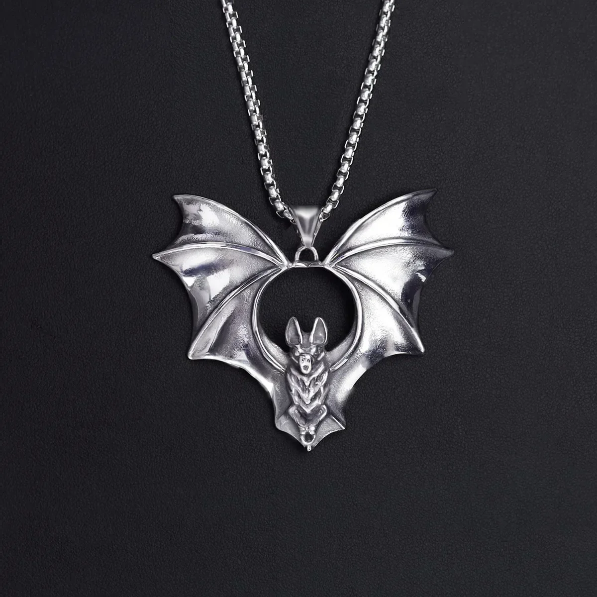 Европейская творческая личность темная летучая мышь мужской кулон винтажный