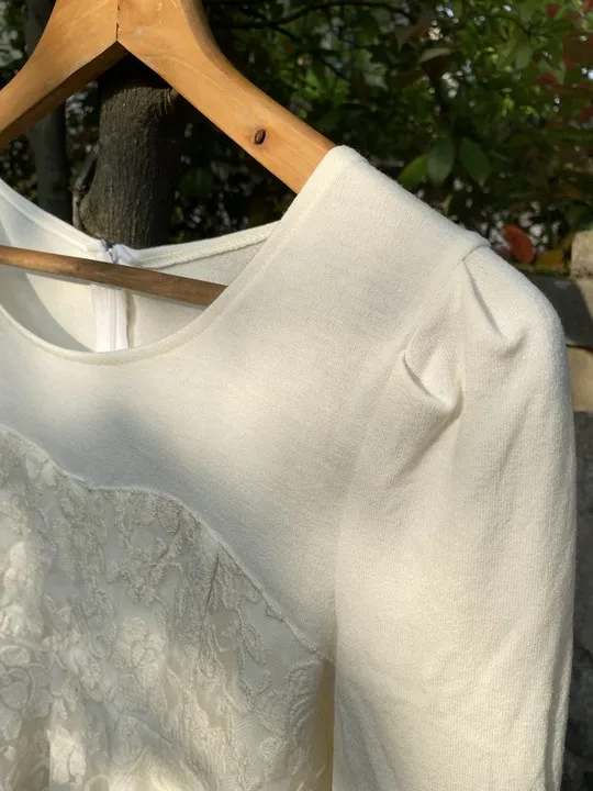 Женское однотонное платье с атласной подкладкой и длинным рукавом