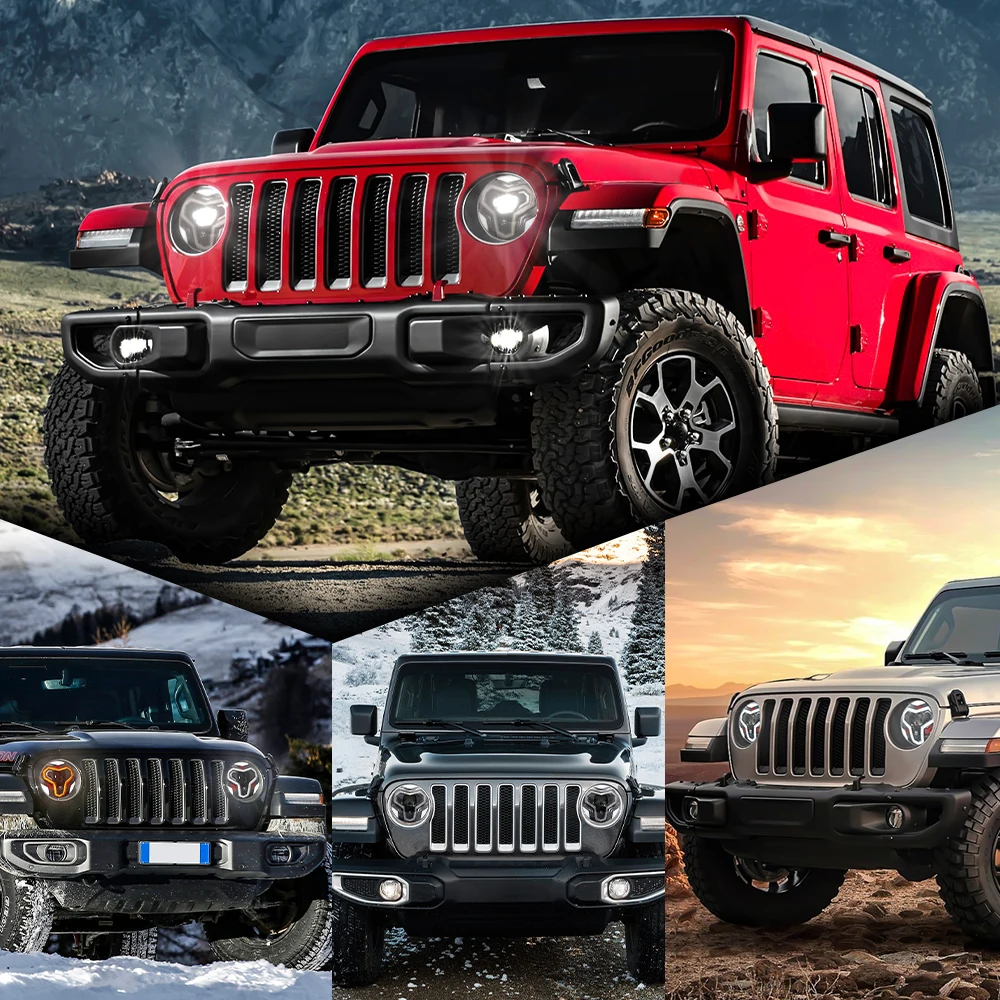 POVTOR 1 комплект водонепроницаемые 9-дюймовые фары со встроенным DRL сигнал поворота