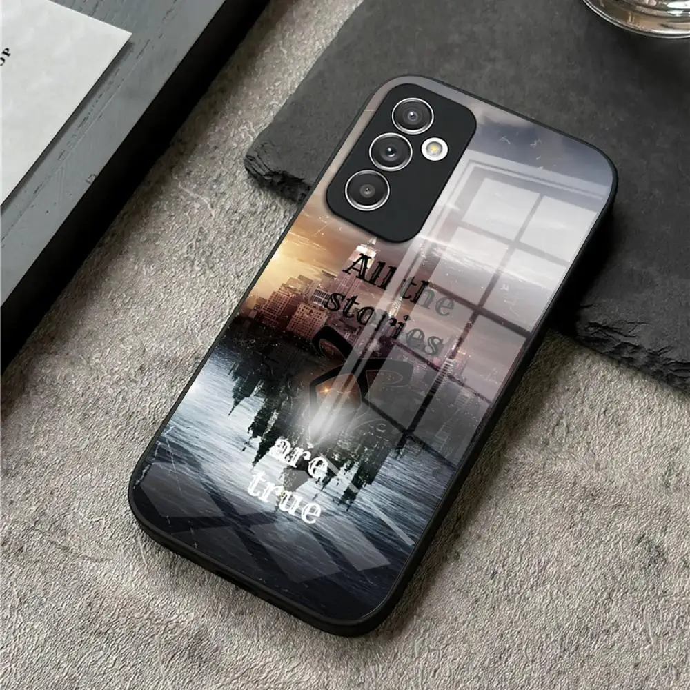 Чехол для телефона Shadowhunters S24 Ultra Samsung S23 Fe S25 S22 S20 S21 Plus Galaxy A54 A34 A24 A53 A16 Стеклянная