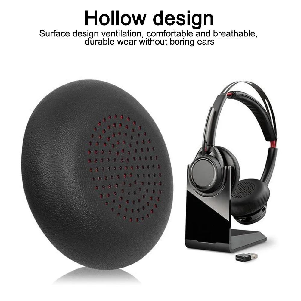 1 пара мягких амбушюр кожаный чехол амбушюры для Plantronics Voyager Focus UC B825 подушка