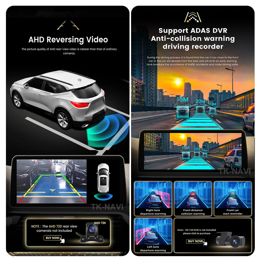 Автомобильный мультимедийный плеер Carplay 8 дюймов Android 13 для Audi A4 A4L B8 2009-2016 8-ядерный