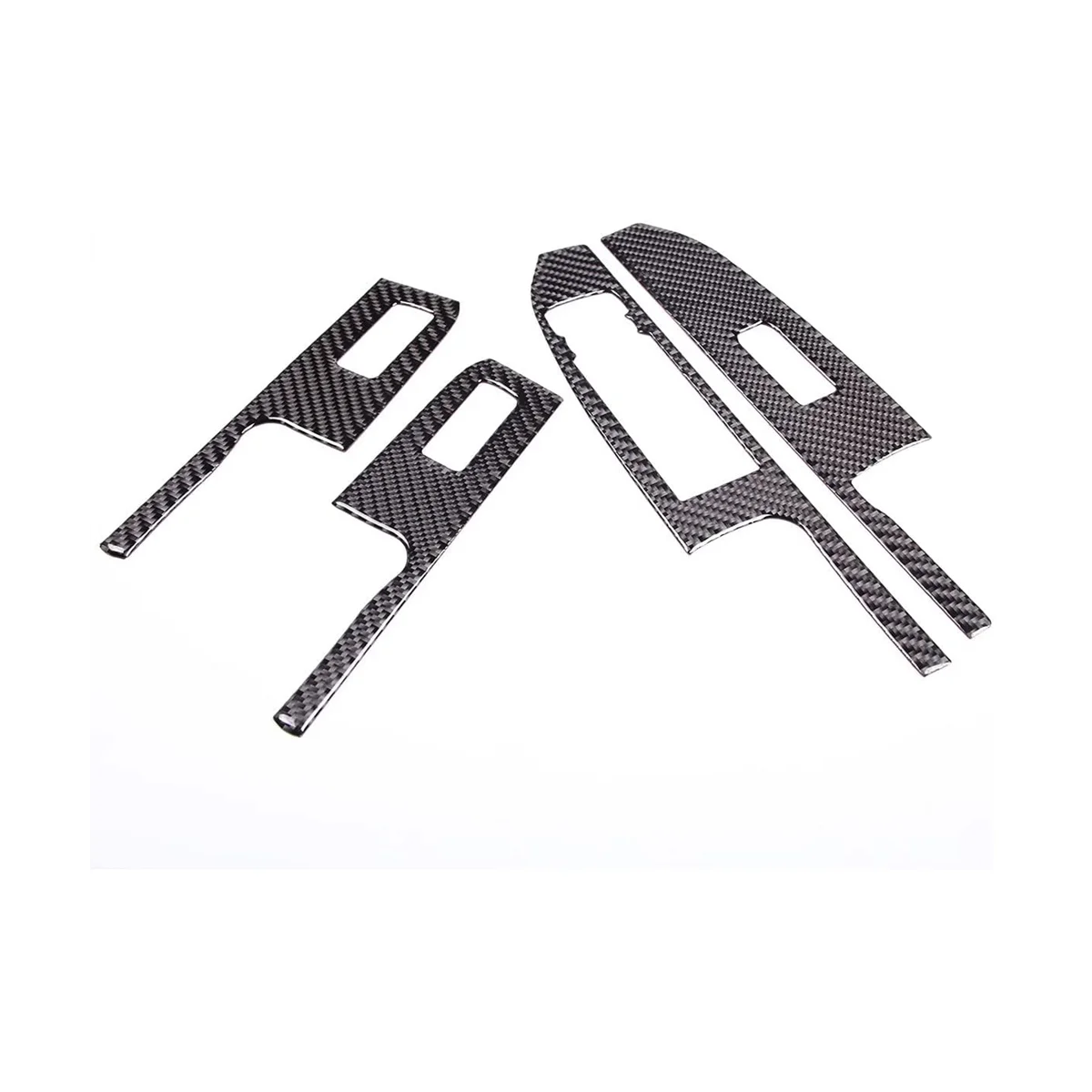 

Наклейка на панель автомобильного стеклоподъемника, панель переключателя, декоративная наклейка для аксессуаров 2022 2023-мягкое углеродное волокно