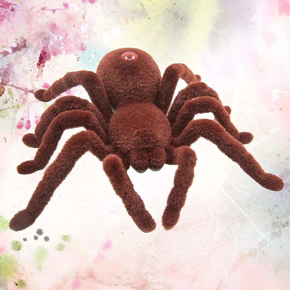 

1PC Spider Toy Lifelike Spoof Spider Toy Prank Electric Animal Toy for Kids Children Playing Without