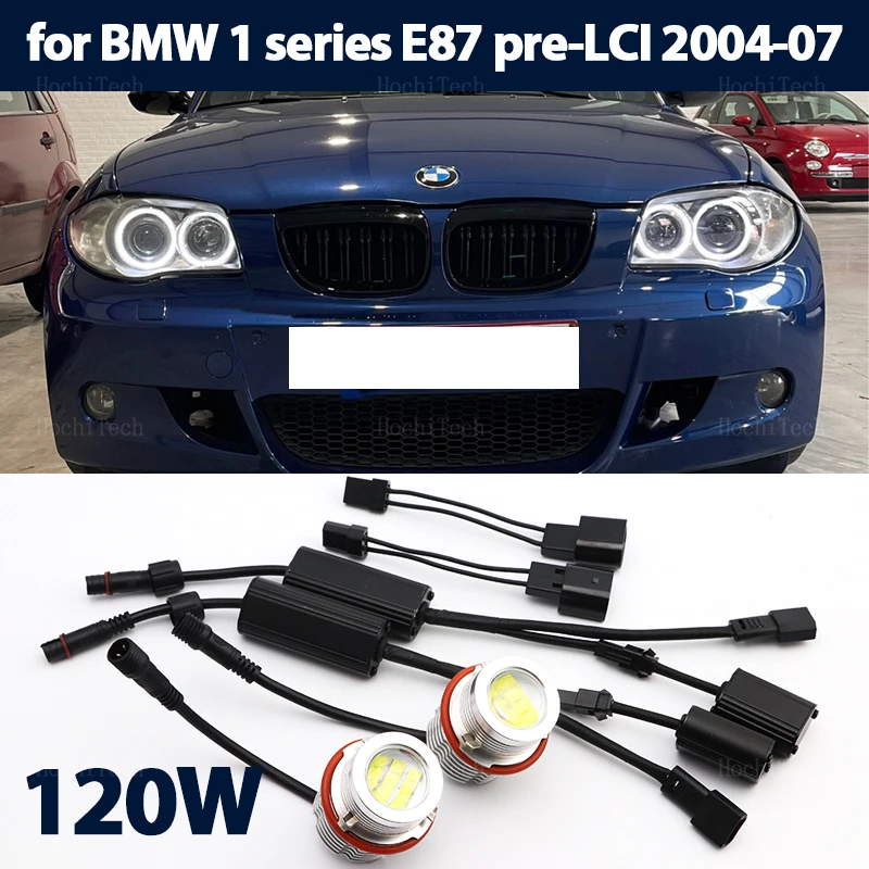 

Для BMW 1 серия E87 116i 116d 118i 118d 120i 120d 130i pre-LCI 04-07 светодиодный Автомобильные фары Angel Eye