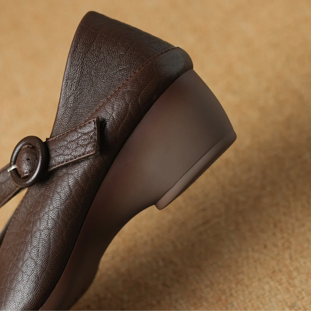 Женские туфли мэри джейн из овечьей кожи на низком каблуке 4 5 см