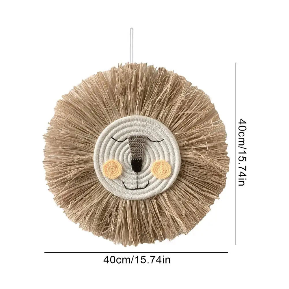 Настенные художественные Подвески ручной вязки с головой животного подвеска