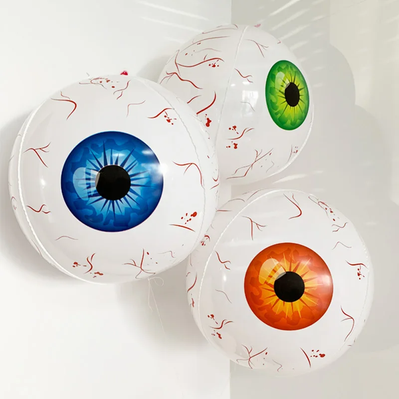 

New 1PC 22inch 4D Eyeball Aluminum Balloons Happy Halloween Decoration Foil Balloons Horror Theme Party Supplies Kids Toys